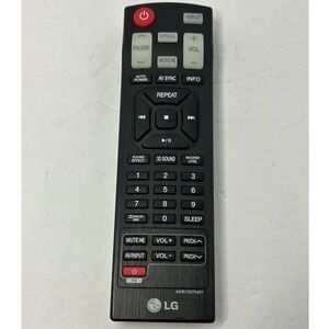 LG AKB737575401 Remote Control for LG‎ TV Tested Works Black